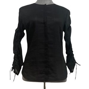 Elie Tahari Semi-Sheer Blouse
